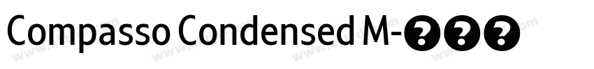 Compasso Condensed M字体转换